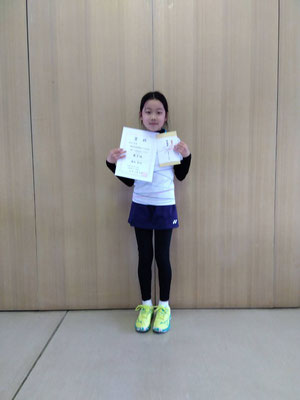 R7 春季小学生女子シングルス　第２位