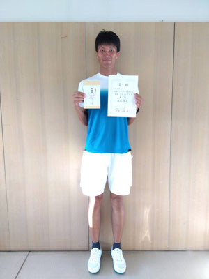 R7 山形県オープン山形大会　男子シングルス　第２位
