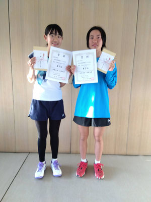 春季中学生以下女子ダブルス　第３位