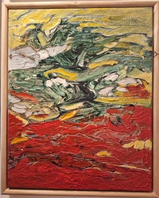 Sturm über Sommerwiese   50x40             € 490.- inkl. R.