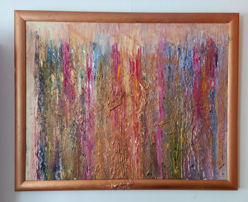 Zur RUHE kommen               70x90  inkl. Rahmen  € 1200.-