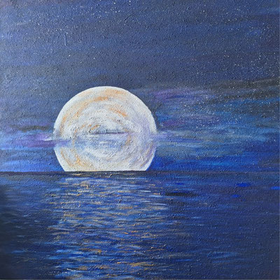 Vollmondnacht  100 x 100