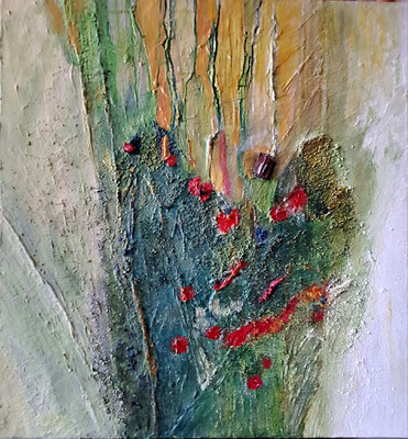 Farbenspiele der Natur (FRÜHLING)   € 890.- 60x60