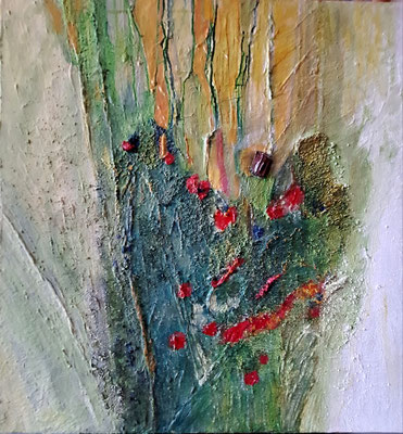Farbenspiele der Natur (FRÜHLING)   € 790.- 60x60 inkl. R. 
