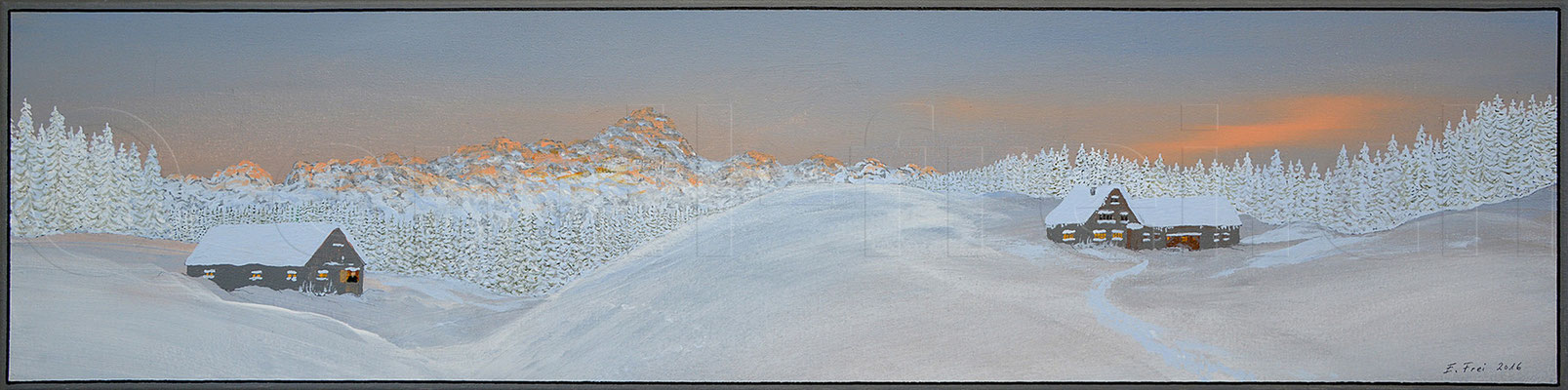 20 x 80 cm, Acryl auf Leinwand, 2016