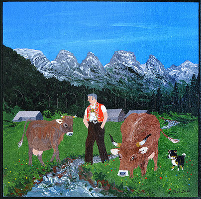 20 x 20 cm, Acryl auf Leinwand, 2015