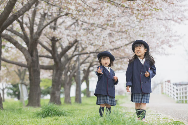 入園・入学・卒園・卒業の写真