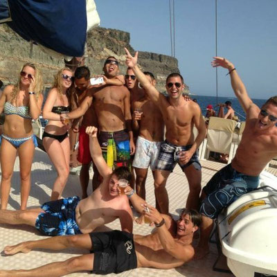 La fiesta del barco en Las Palmas de Gran Canaria