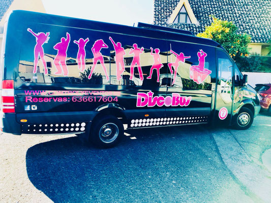 paseo en disco bus en El Puerto de Santa Maria