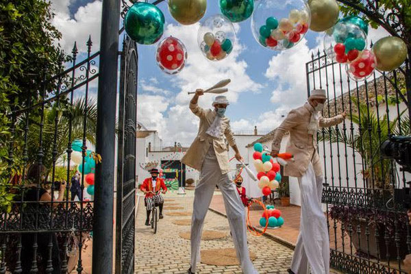 contratar zancudos malabares para una boda en Sevilla