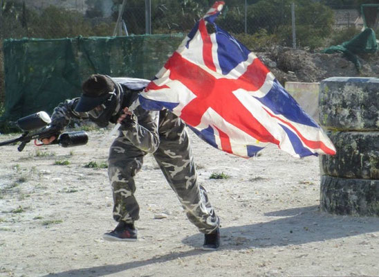 Partida de paintball en Alicante