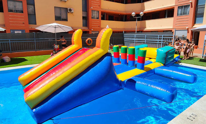 alquiler de  hinchables acuáticos para verano para piscinas