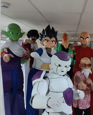 Pasacalles temático dragon ball en Huelva