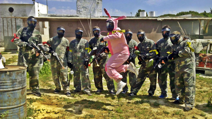 Paintball chiclana campo de El Marquesado