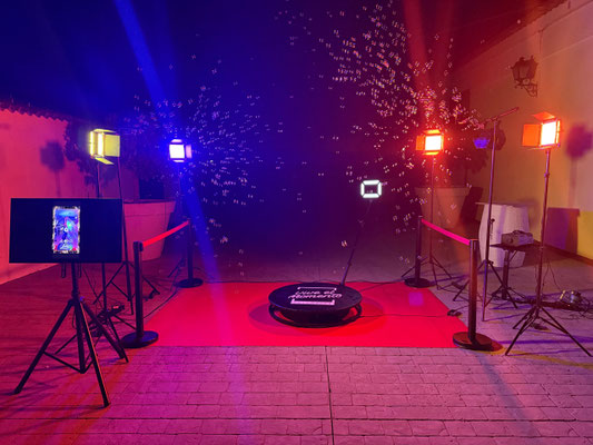 contratar una plataforma 360 para boda en cadiz