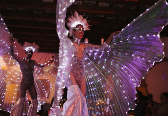espectáculo de circo para bodas en Cáceres