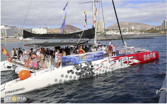 Fiesta en barco tenerife