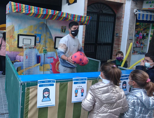 Postas de mini feria para comunión de niños y niñas en Chiclana de la frontera
