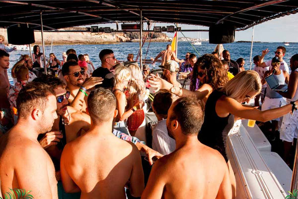 fiesta en barco tenerife sur