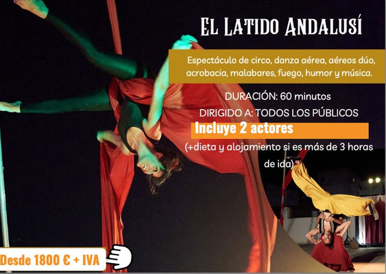 Teatro familiar para eventos públicos en Cadiz
