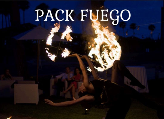 contratar un espectáculo de fuego para mi boda