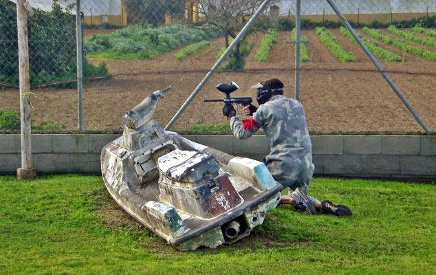 Paintball chiclana campo de El Marquesado