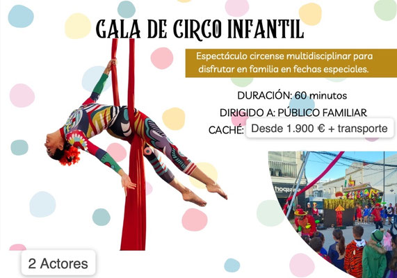 Teatro familiar para eventos públicos en Cadiz