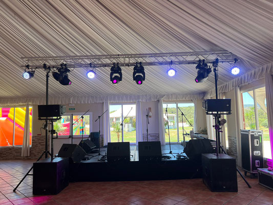 sonido e iluminación para bodas en Huelva