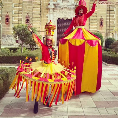 espectáculos y animaciones para organizar una boda en Sevilla