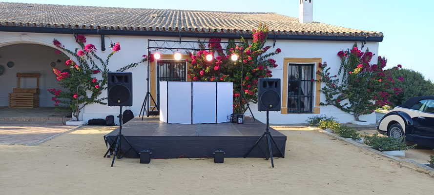 contratar escenarios para bodas Jerez