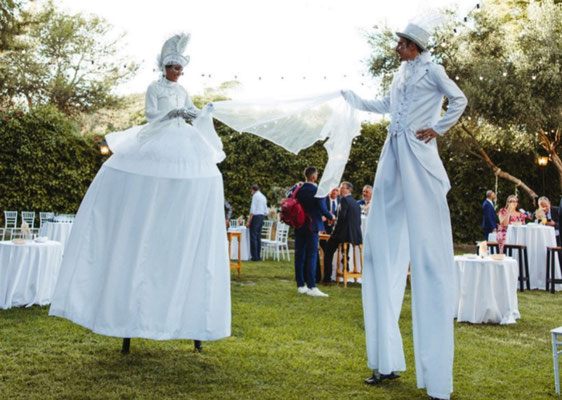 espectáculo de circo para bodas en Cádiz