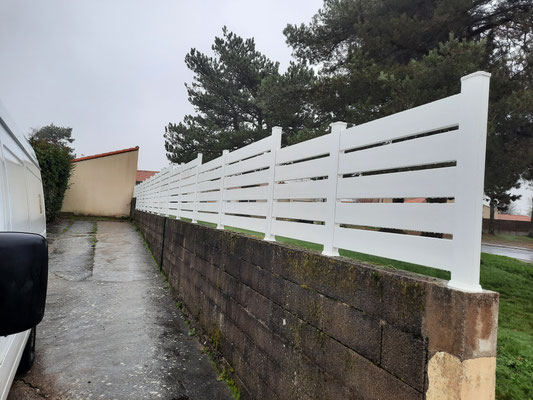 cloture pvc vendee