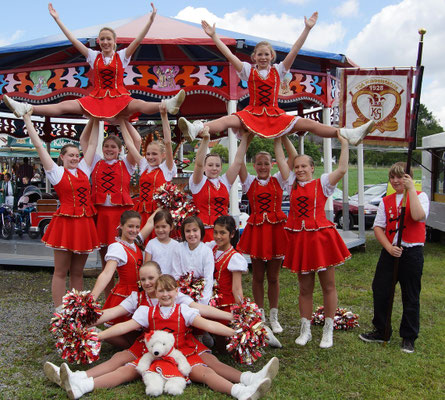 Schützenzug/Schützenfest mit Kirmes in Bäbrbroich 16.06.2012