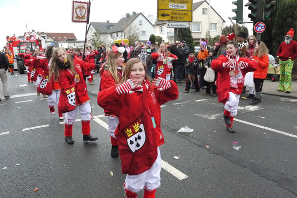 Rosenmontagszug in Herkenrath