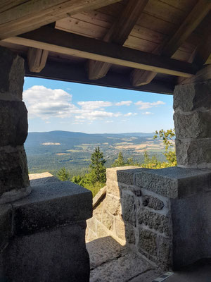Blick vom Gipfel der Kösseine; Foto: Astrid Müller
