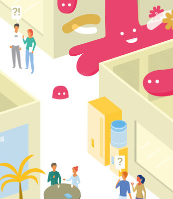 Conception illustrations, (projet) agence Comillus (Paris).