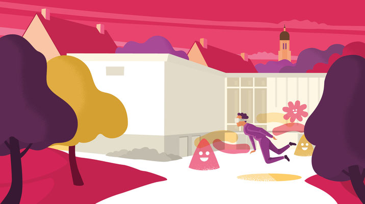 Conception illustrations, (projet) agence Comillus (Paris).
