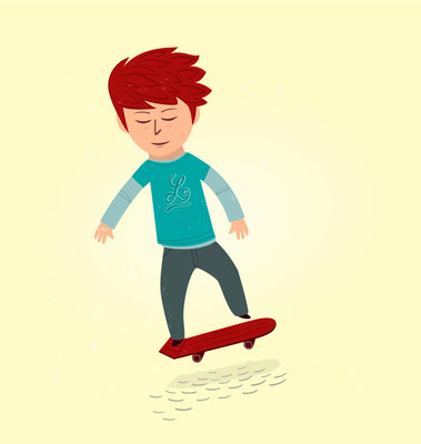 Illustration jeunesse "Lunatic boy"Istock photo (Getty image).