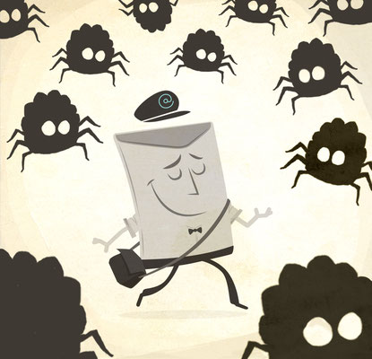 Illustration "Mailman" Istock photo (Getty image).