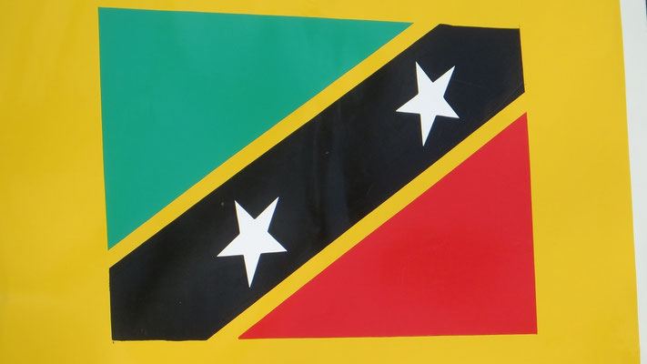 Nationalflagge von St. Kitts