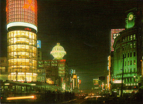 銀座通り夜景