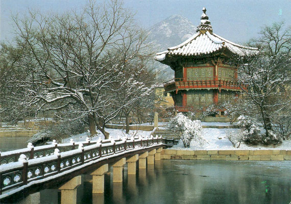 景福宮香遠亭雪景