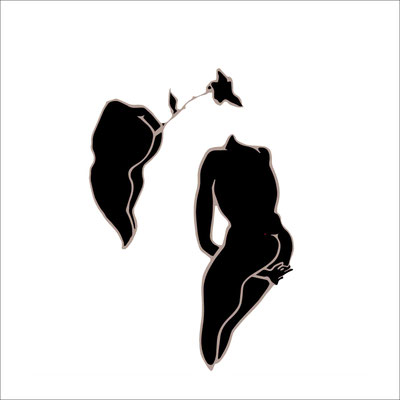 Rose -Torso Silhouetten - Illustration - © e-schacherbauer designer sister label /e eka