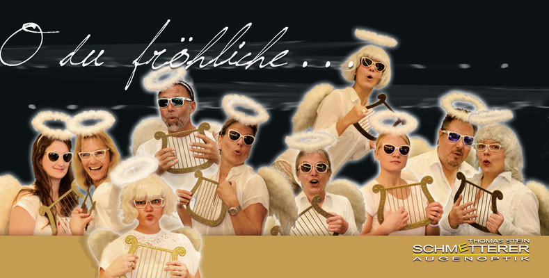 Augenoptik Schmetterer Xmas- Design / Collage © e-schacherbauer designer sister label /e erika