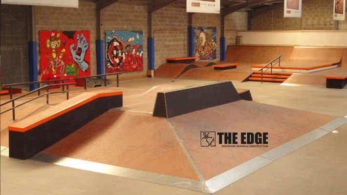 THE EDGE Skateaprk Design & Construction - Skatepark Le Hangar Nantes