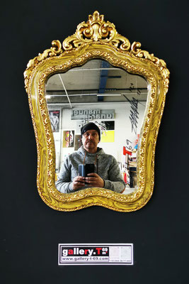 ARTwork: Andreas Ender | "#selfieT69" - Spiegel / UNIKAT - ~50x70cm - Preis: 377,00€