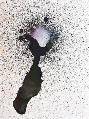 ARTwork: Andreas Ender (AT) - Konzept: globale Erwärmung | Aquakarton 600g/m²: ~36x48cm | Unikat | 610,00€ each
