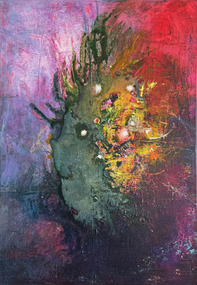 ARTwork: Imelda Steiger (CH) - SELECTed . 20 | Acryl-Mischtechnik, Titel: Träume der Fantasy (492) - Preis: 1.700,00CHF