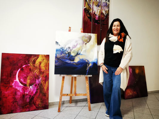ARTworks: Claudia Zangerle (AT) - Aufbau der popUP Ausstellung