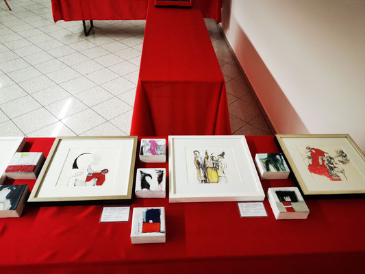 ARTworks: Rosemie Becker (DE) - Aufbau der popUP Ausstellung
